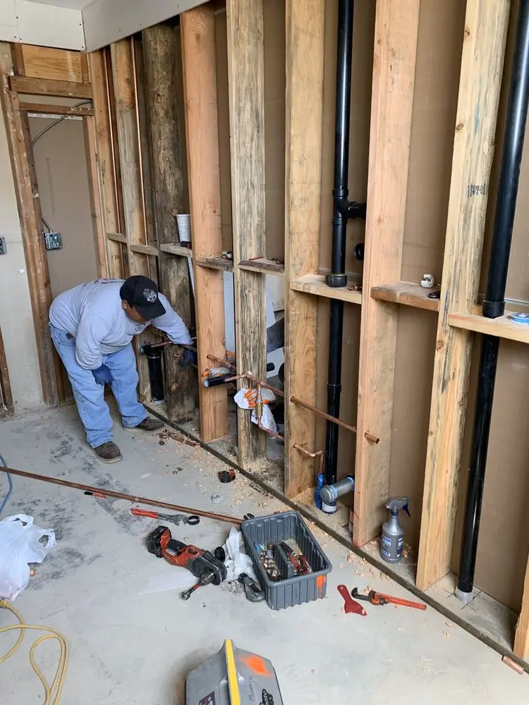 Commercial rough-in plumbing for Gas Line Repair in Annetta South